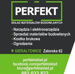 PERFECT Skład materiałów budowlanych, Gierałtowice godziny otwarcia