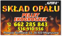 GraFil Skład Opału Pellet Ekogroszek Drewno Węgiel, Magnuszew godziny otwarcia