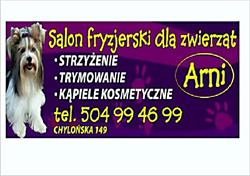ARNI Salon piękności dla zwierząt, Gdynia godziny otwarcia