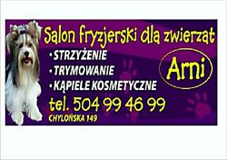 ARNI Salon piękności dla zwierząt, Gdynia godziny otwarcia