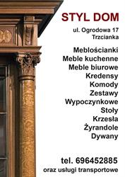 STYL DOM - używane meble zachodnie, Trzcianka godziny otwarcia