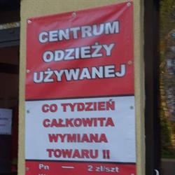 Centrum odzieży używanej- Janikowo, godziny otwarcia