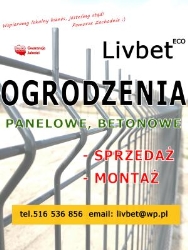 LIVBET-ECO Ogrodzenia Systemowe, Kamień Pomorski godziny otwarcia