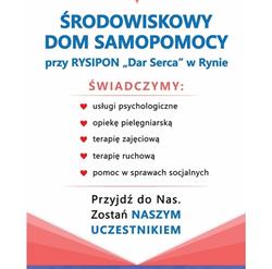 Środowiskowy Dom Samopomocy, Ryn godziny otwarcia