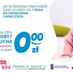 "Przystań Odkrywców" Prywatne Przedszkole i Klub Malucha, Chodzież godziny otwarcia