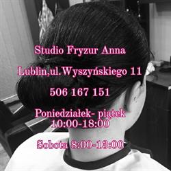 Studio Fryzur ANNA ul.Wyszyńskiego 11 Lublin, godziny otwarcia