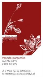 Kwiaciarnia Storczyk, Konin godziny otwarcia