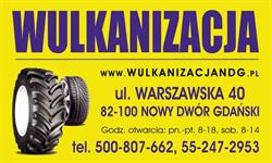 WULKANIZACJANDG, Nowy Dwór Gdański godziny otwarcia