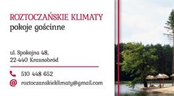 Roztoczańskie Klimaty, Krasnobród godziny otwarcia