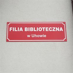 Filia Biblioteczna w Uhowie, Uhowo godziny otwarcia