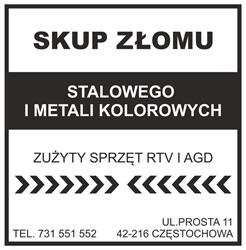 SKUP ZŁOMU MODERNO CZĘSTOCHOWA, Częstochowa godziny otwarcia