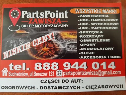 PartsPoint Zawisza Piotr Zawierucha - sklep z częściami samochodowymi, Suchedniów godziny otwarcia