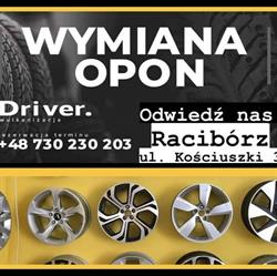 Wymiana opon DRIVER Racibórz, godziny otwarcia