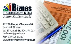 BIZNES, Pisz godziny otwarcia