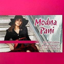 Modna Pani, Łuków godziny otwarcia