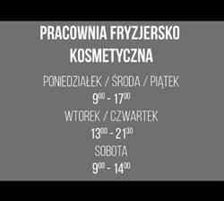 Studio Fryzjerskie Węgrzce Wielkie, godziny otwarcia