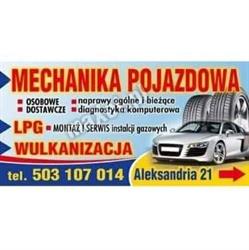 Mechanika Pojazdowa Krzysztof Olczak Holowanie pomoc drogowa laweta, Aleksandria godziny otwarcia