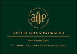 Kancelaria Adwokacka Warszawa Śródmieście - Adwokat Bartosz Dzius, godziny otwarcia
