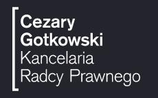 Radca prawny Warszawa Cezary Gotkowski, godziny otwarcia
