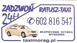 Ratusz Taxi Morąg 602 816 547 Postój Taxi, godziny otwarcia