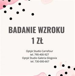 Optyk Studio, Głogów godziny otwarcia