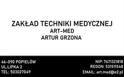 ART-MED Zakład Techniki Medycznej, Popielów godziny otwarcia