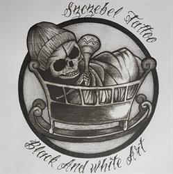 Szczebel Tattoo Black And White Art, Złocieniec godziny otwarcia