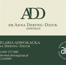 Adwokat dr Anna Deryng-Dziuk, Częstochowa godziny otwarcia