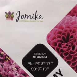 Hurtownia Florystyczna Jomika, Osiniec godziny otwarcia