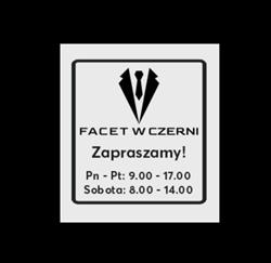 Facet w Czerni - Garnitury Garwolin, godziny otwarcia