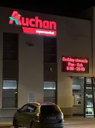 Auchan Supermarket, Szepietowo godziny otwarcia