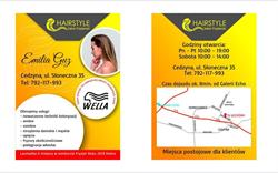 HAIRSTYLE, Cedzyna godziny otwarcia