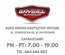 Grygiel AUTO Serwis, Poznań godziny otwarcia