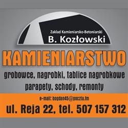 Kamieniarstwo-Nagrobki B. Kozłowski, Jarosław godziny otwarcia