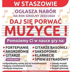 Niepubliczna Szkoła Muzyczna I stopnia im. Stanisława Moniuszki w Staszowie, Staszów godziny otwarcia