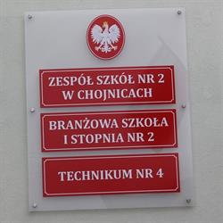 Zespół Szkół nr 2 w Chojnicach, Chojnice godziny otwarcia