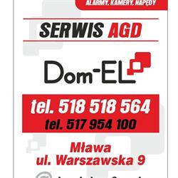Serwis AGD Dom-EL Klimatyzacja domowa, Mława godziny otwarcia