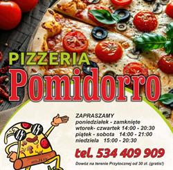 Pizzeria Pomidorro, Przytoczna godziny otwarcia