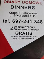 Dinners, Kraśnik godziny otwarcia