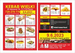 WIELKI Kebab, Piecki godziny otwarcia