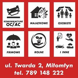 UBEZPIECZENIA GRZEGORZ PASIEROWSKI MIŁOMŁYN, Miłomłyn godziny otwarcia