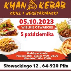 khan kebab piła, Piła godziny otwarcia