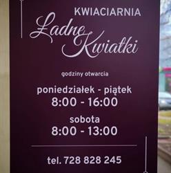 Ładne Kwiatki, Bukowno godziny otwarcia
