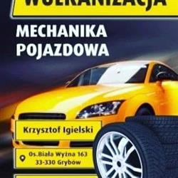 Mechanika Pojazdowa Wulkanizacja Krzysztof Igielski, Grybów godziny otwarcia
