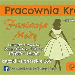 Pracownia Krawiecka Fantazja Mody, Łączki Kucharskie godziny otwarcia