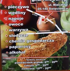 Sklep Na Niecałej, Serock godziny otwarcia