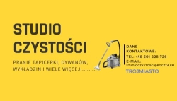 Studio czystości. Pranie dywanów, pranie tapicerki. Czyszczenie posadzek. Ozonowanie Gdynia, godziny otwarcia