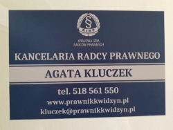 Kancelaria Radcy Prawnego Agata Kluczek, Kwidzyn godziny otwarcia