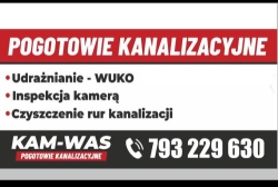 Pogotowie kanalizacyjne Kamwas Przetykanie Udrażnianie Czyszczenie Rur Kanalizacji, Gnojnik godziny otwarcia