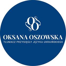 Tłumacz przysięgły języka ukraińskiego Oksana Oszowska, Poznań godziny otwarcia
